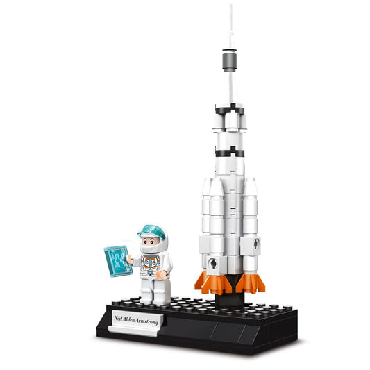 Aerospace Rocket Toy Building Blocks Kit Ages 6+