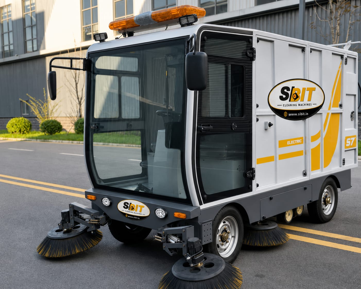 Sibit Electric Ride-On Suction Sweeper